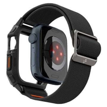 Spigen Ohišje s paščkom Spigen Lite Fit Pro za Apple Watch 4 / 5 / 6 / 7 / 8 / 9 / SE (44 / 45 mm) - mat črna