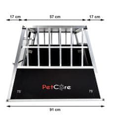 PetCARE Transportna ALU kletka za psa - B2