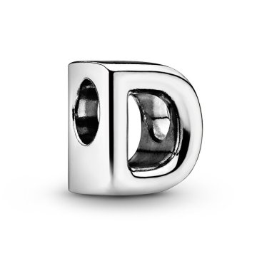 Pandora Srebrna perlica "D" Moments 797458