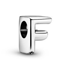 Pandora Srebrna perlica "F" Moments 797460