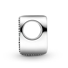 Pandora Srebrna perlica "E" Moments 797459