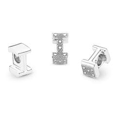 Pandora Srebrna perlica "I" Moments 797463