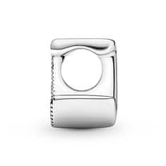 Pandora Srebrna perlica "J" Moments 797464