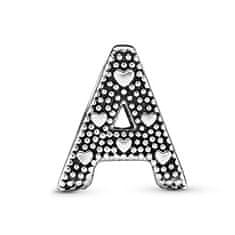 Pandora Srebrna perlica "A" Moments 797455