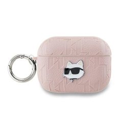 Karl Lagerfeld Etui Karl Lagerfeld Monogram Choupette Head za AirPods Pro 2 - roza