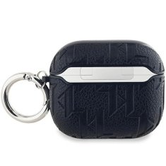Karl Lagerfeld Etui Karl Lagerfeld Monogram Choupette Head za AirPods 3 - črno