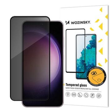 WOZINSKY Kaljeno steklo Wozinsky Privacy Glass za zasebnost z anti-spy filtrom za Samsung Galaxy S24+