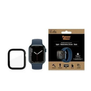PanzerGlass Ohišje PanzerGlass Full Body za Apple Watch 7 / 8 45 mm - črno