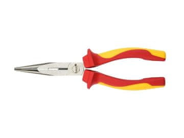 Tvardy Polkrogle ravne klešče, 200 mm, VDE T00905