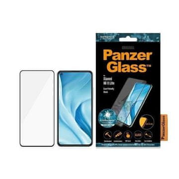 PanzerGlass Kaljeno steklo PanzerGlass E2E Regular za Xiaomi Mi 11 Lite 5G antibakterijsko - s črnim okvirjem