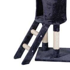 Aga Praskalnik za mačke 47x35x136 cm Temno siva