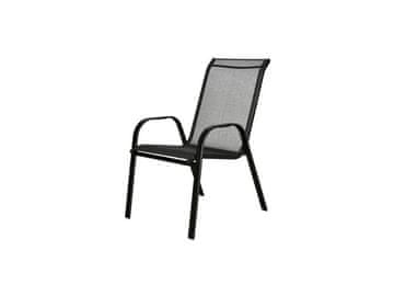 MTF Vrtni stol ZANADA črne barve