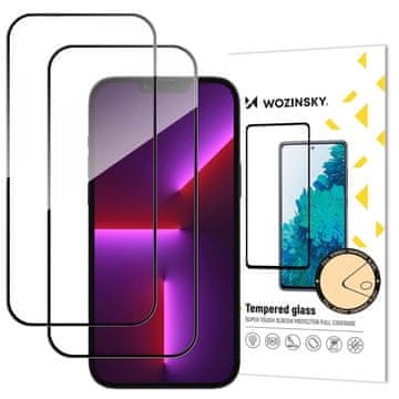 WOZINSKY Komplet 2 kaljenih stekel Wozinsky Full Glue Tempered Glass za iPhone 17 Air
