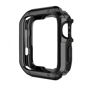 slomart Ohišje Soft Strong Watch Case za Apple Watch 40 mm (Serija 4/5/6/SE) - črno