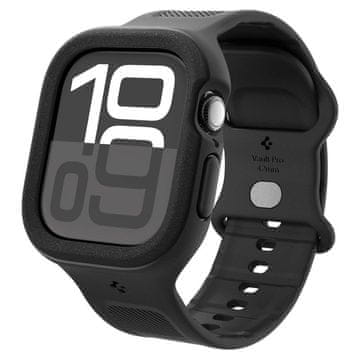 slomart Pašček Spigen Vault Pro za Apple Watch 42 mm - mat črn