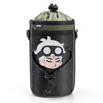 ROCKBROS Torba za steklenico Rockbros turistična z naramnico 1l - zelena