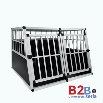 PetCARE Transportna ALU kletka za psa - B2