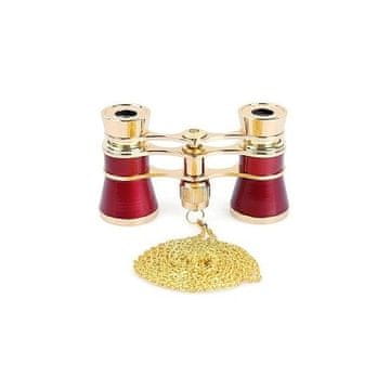 Levenhuk Broadway 325B gledališki okular rdeče barve