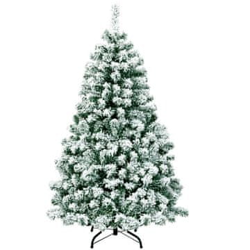 Northix 135 cm Umetno božično drevo z LED lučkami in snegom – Realističen videz, preprosta montaža