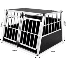 PetCARE Transportna ALU kletka za psa - B2
