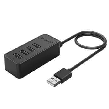 slomart Orico Hub W5P-U2-030 4x USB-A 2.0 30cm - črn