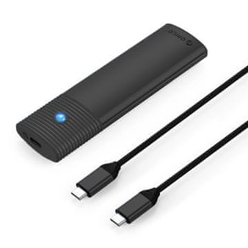 slomart Ohišje za disk Orico PWM2 M.2 NGFF SATA USB-C 5Gb/s - črno