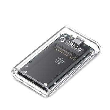 slomart Ohišje za disk Orico TC10-MS MSATA USB-C 3.2 5Gb/s - prozorno
