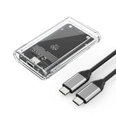 slomart Ohišje za disk Orico TC10-MS MSATA USB-C 3.2 5Gb/s - prozorno