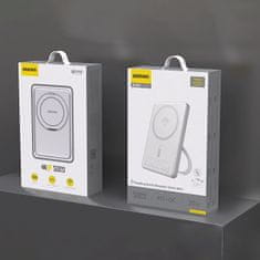 slomart Powerbank Dudao K28S 20W PD 5000mAh z MagSafe in podstavkom - srebrn