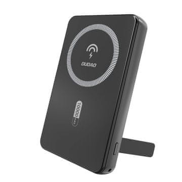 slomart Powerbank Dudao K14S+ 10000mAh 20W USB-A / USB-C / MagSafe s podstavkom - črn