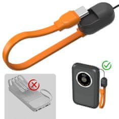 slomart Powerbank Dudao K21 Mini 10000mAh 22.5W USB-A / USB-C - siv