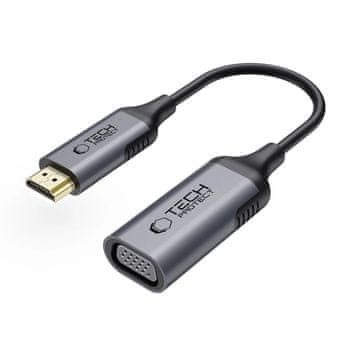 slomart Adapter Tech-Protect UltraBoost HDMI / VGA FULL HD 60 Hz - črn