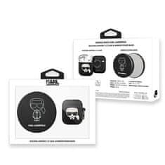 slomart Etui Karl Lagerfeld Ikonik za AirPods + Powerbank - črno