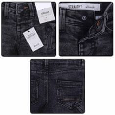 sarcia.eu Črne fantovske kavbojke, udobne hlače z šivi za fante 98