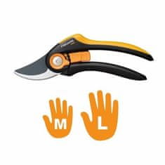 Fiskars Plus SmartFit Bypass škarje P541 oranžno-črne (1057169)