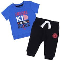 sarcia.eu Komplet trenirke za fante, bombažni komplet: hlače + majica, udoben