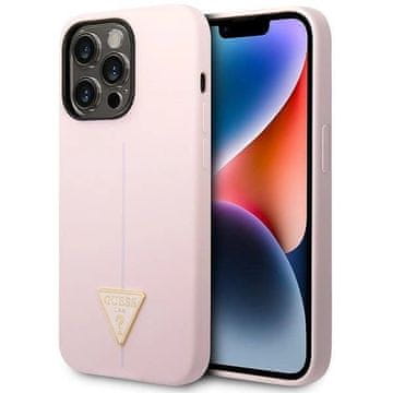 slomart Etui Guess Silicone Triangle iPhone 14 Pro 6,1" - vijolično
