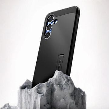 slomart Etui Spigen Tough Armor MagSafe za Samsung Galaxy S25 - črno