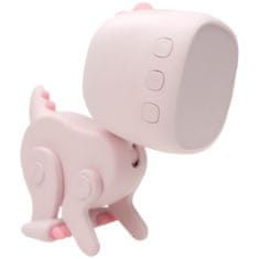 sarcia.eu Mary’s Elektronska ura z zaslonom za otroke, budilka za spalnico – roza ROBO dinozaver, USB