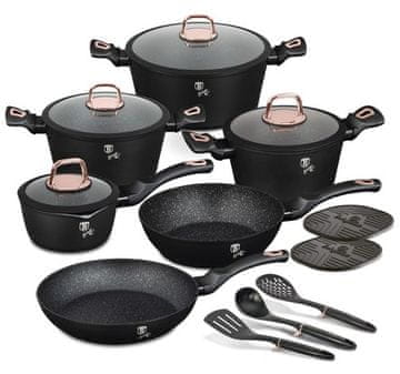 Berlingerhaus Set posod BH-8234 15 ks Black rose Collection