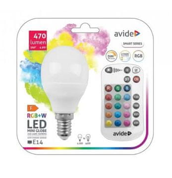 NIPEKO spol. s r.o. LED žarnica (9570905) SMART E14 LED controlled RGB+W 4.9W, 470lm