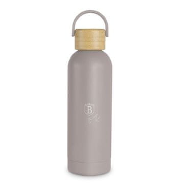Berlingerhaus Termoska BH-8838 stainless steel with bamboo lid 0.5 l Taupe Collection