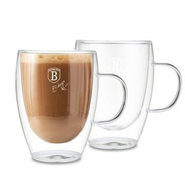 Berlingerhaus Vrček za kavo BH-8768 glass 300 ml set of 2 pieces