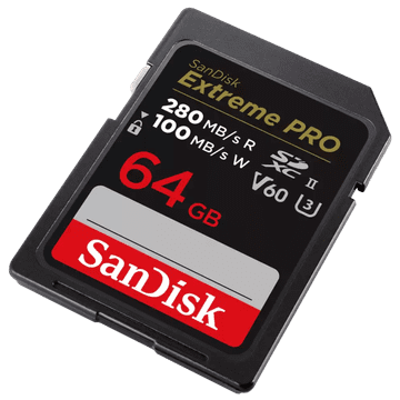 SanDisk 64GB Extreme PRO SDXC UHS-II spominska kartica