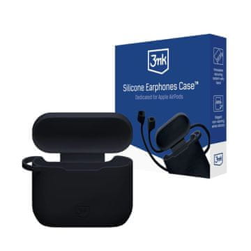 slomart Ohišje za slušalke 3mk Silicone AirPods Case za Apple AirPods 3rd gen. - črno