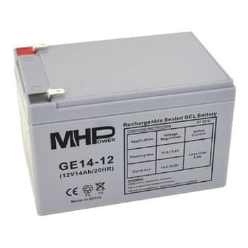Carspa Baterija MHPower GE14-12 GEL, 12V/14Ah, F2, globok cikel