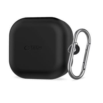 slomart Etui Tech-Protect Silicone Hook za Samsung Galaxy Buds 4 / 4 Pro - črno