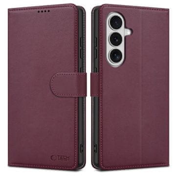 slomart Etui Tech-Protect Wallet za Samsung Galaxy S26 - bordo
