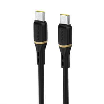 slomart Kabel Dudao L25C USB-C 1m 60W z mehkim silikonskim opletom - črn