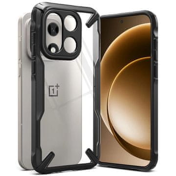 slomart Etui Ringke Fusion X za OnePlus 15 - prosojno črno